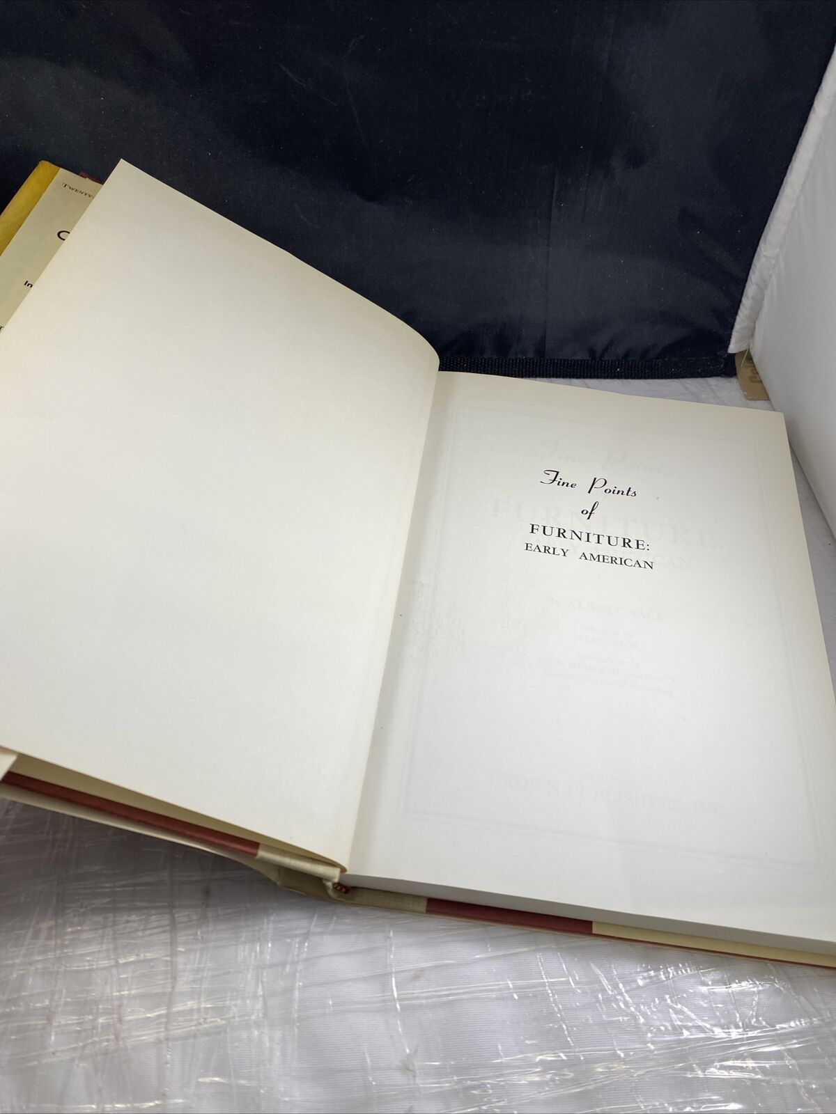 Fine Points of Furniture by Albert Sack c1950 304pp Used Hardback Book