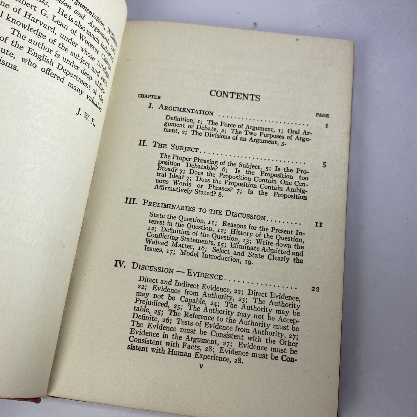 Argumentation And Debate By Walter Reeves 1920 Antique Detective Textbook Rare
