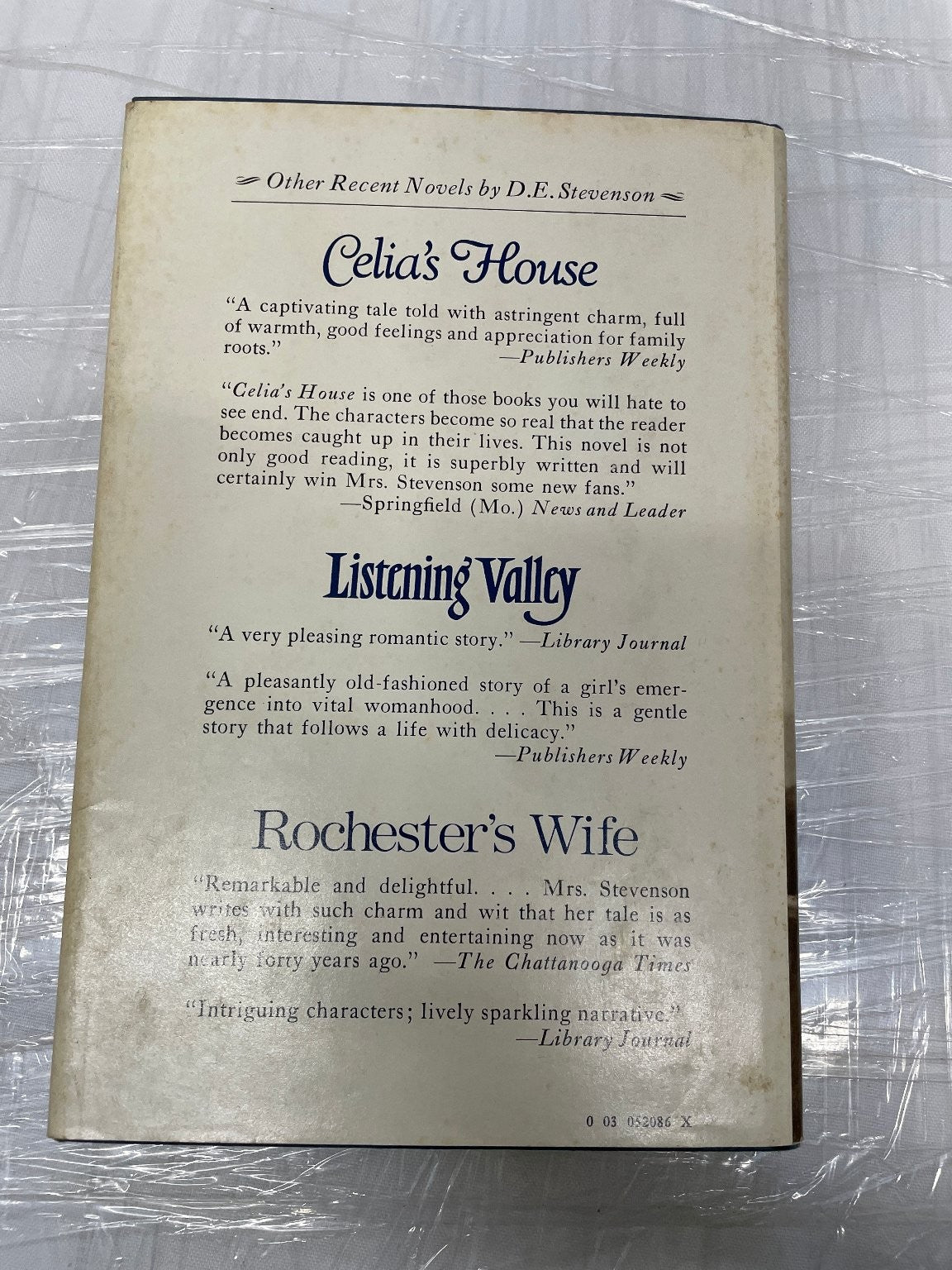 Still Glides the Stream by D.E. Stevenson 1959 First Edition Novel