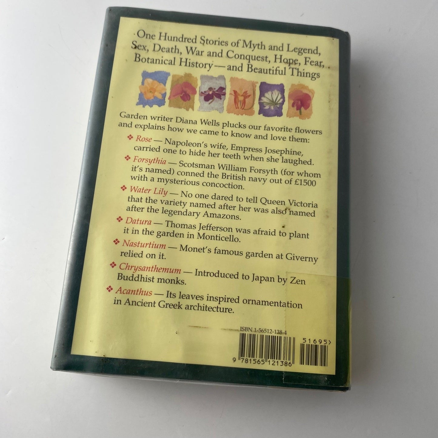 100 Flowers and How They Got Their Names Diana Wells 1997 First Edition