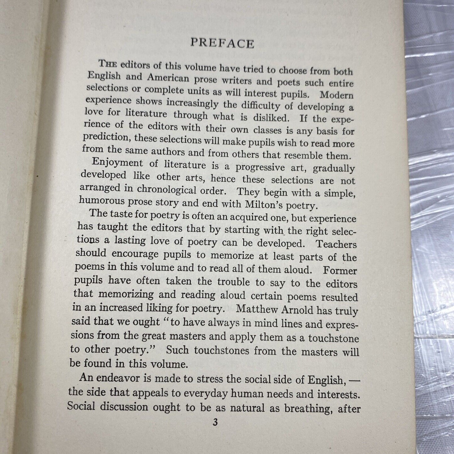 1915 Readings from Literature Reuben Halleck & Elizabeth Barbour Hardcover