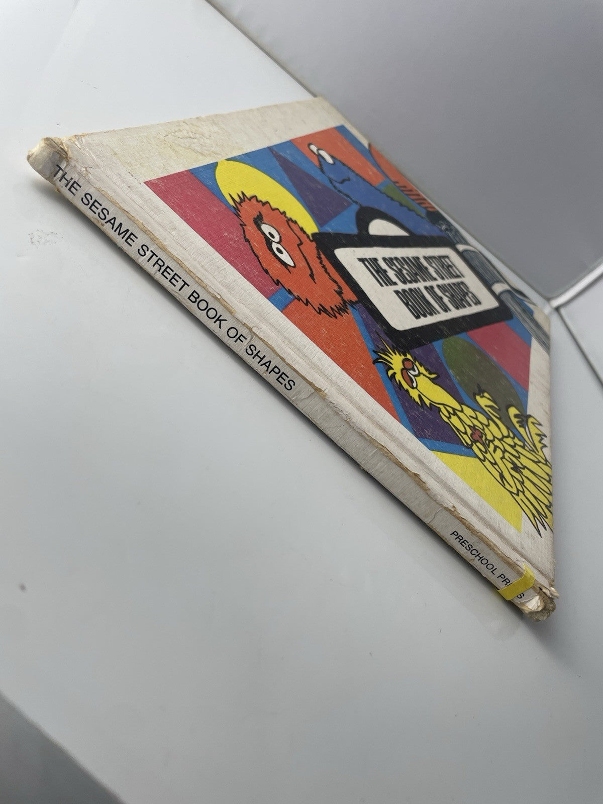 Vintage Sesame Street Book Of Shapes Hardcover 1970
