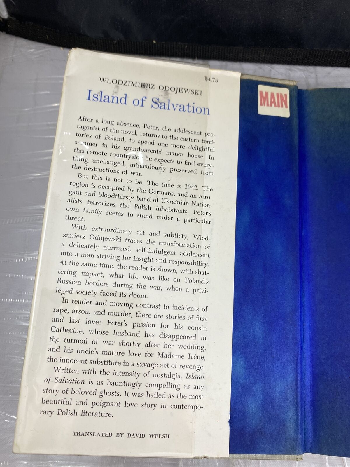 Wlodzimierz Odojewski ISLAND OF SALVATION FIRST EDITION Vintage 60s Rare Novel