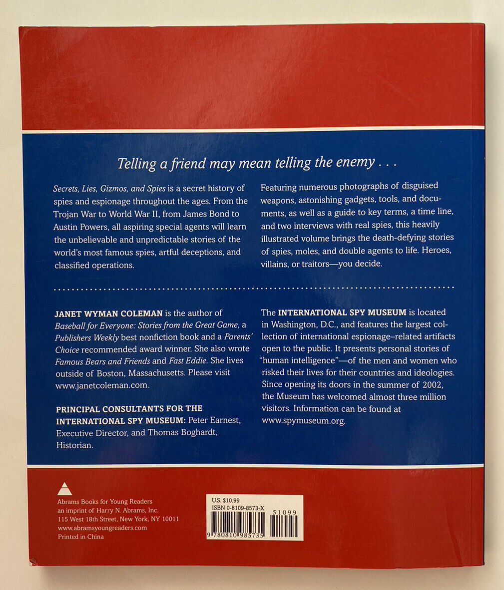 SECRETS, LIES, GIZMOS, AND SPIES: A (SCHOLASTIC EDITION) By Janet Wyman Coleman