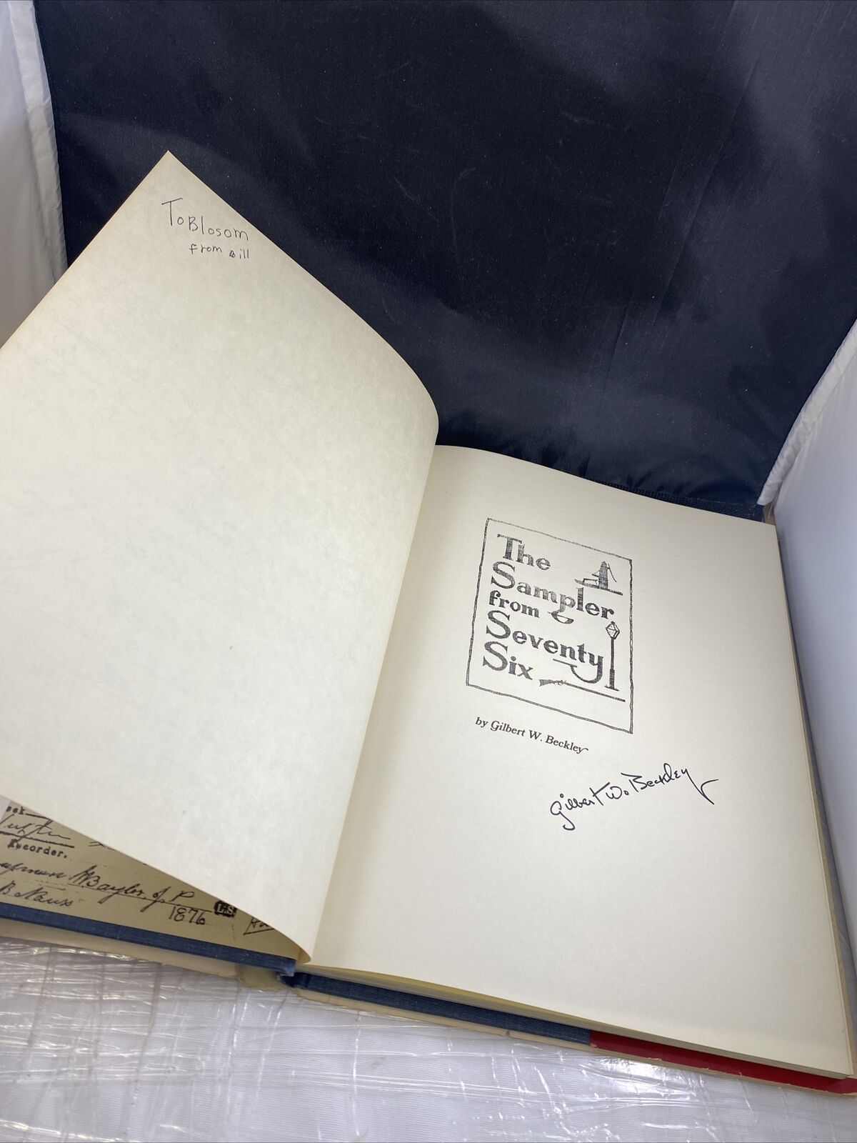 Sampler from Seventy-Six Gilbert Beckley Signed Book Vintage American History