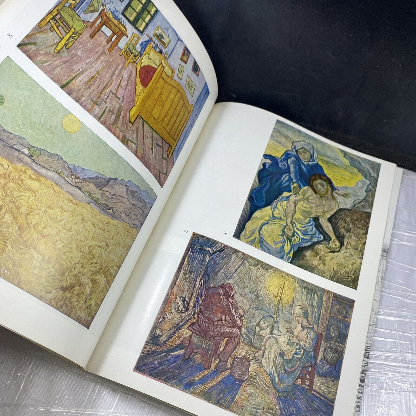 Vincent Van Gogh Museum Art Book (1959) Color Photos Anthology Made Netherlands