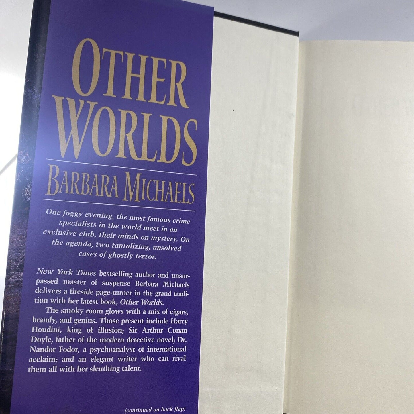 Other Worlds by Barbara Michaels (1999, Hardcover) Very Good Book Club Ed.