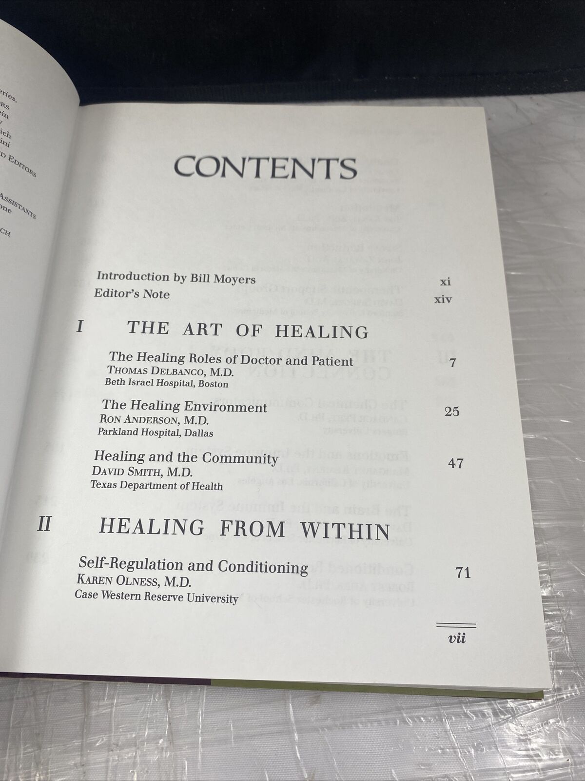 Healing and the Mind - paperback, Bill Moyers Self Help Health Healing Psycholog