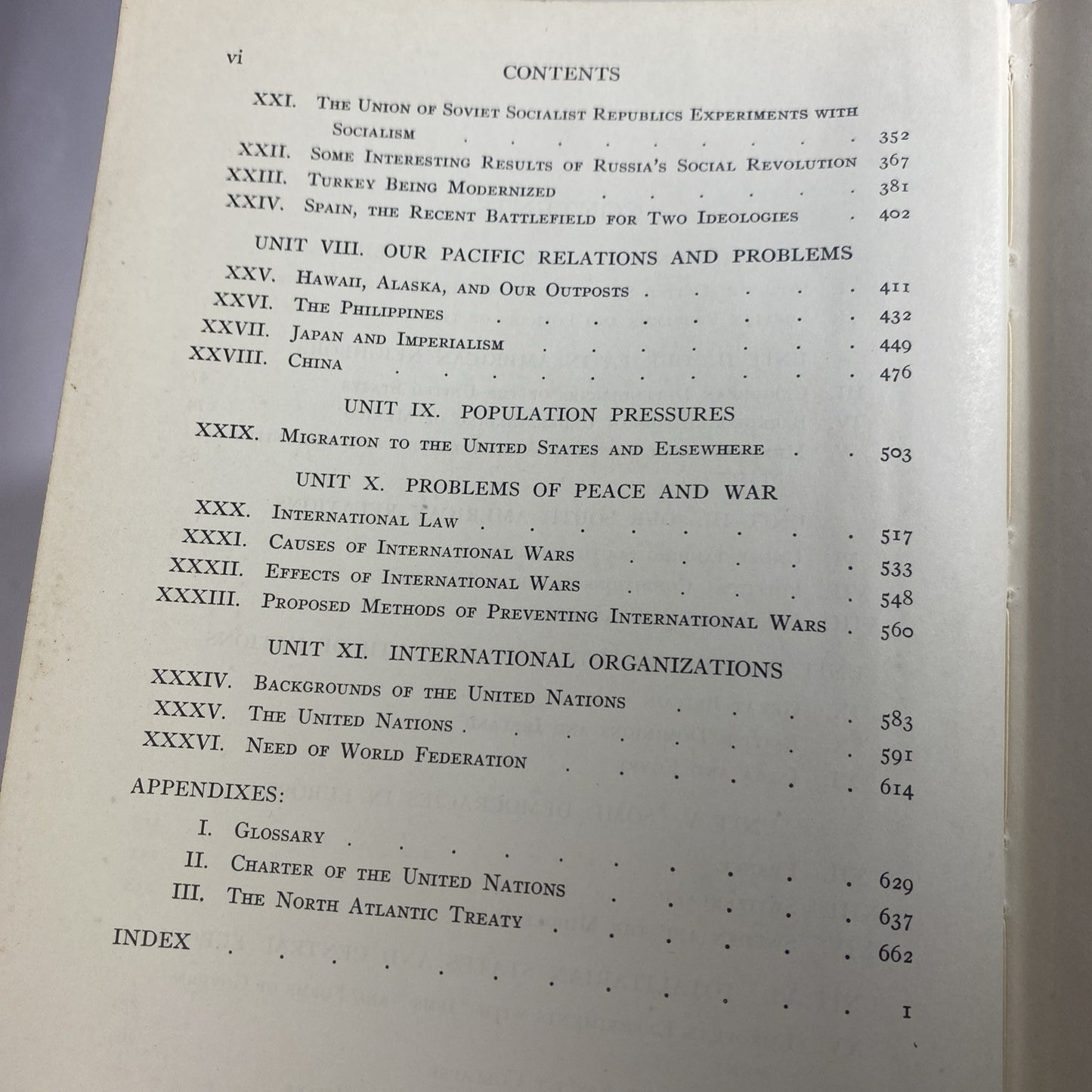 Antique Textbook 1950 National Governments and International Relations Magruder