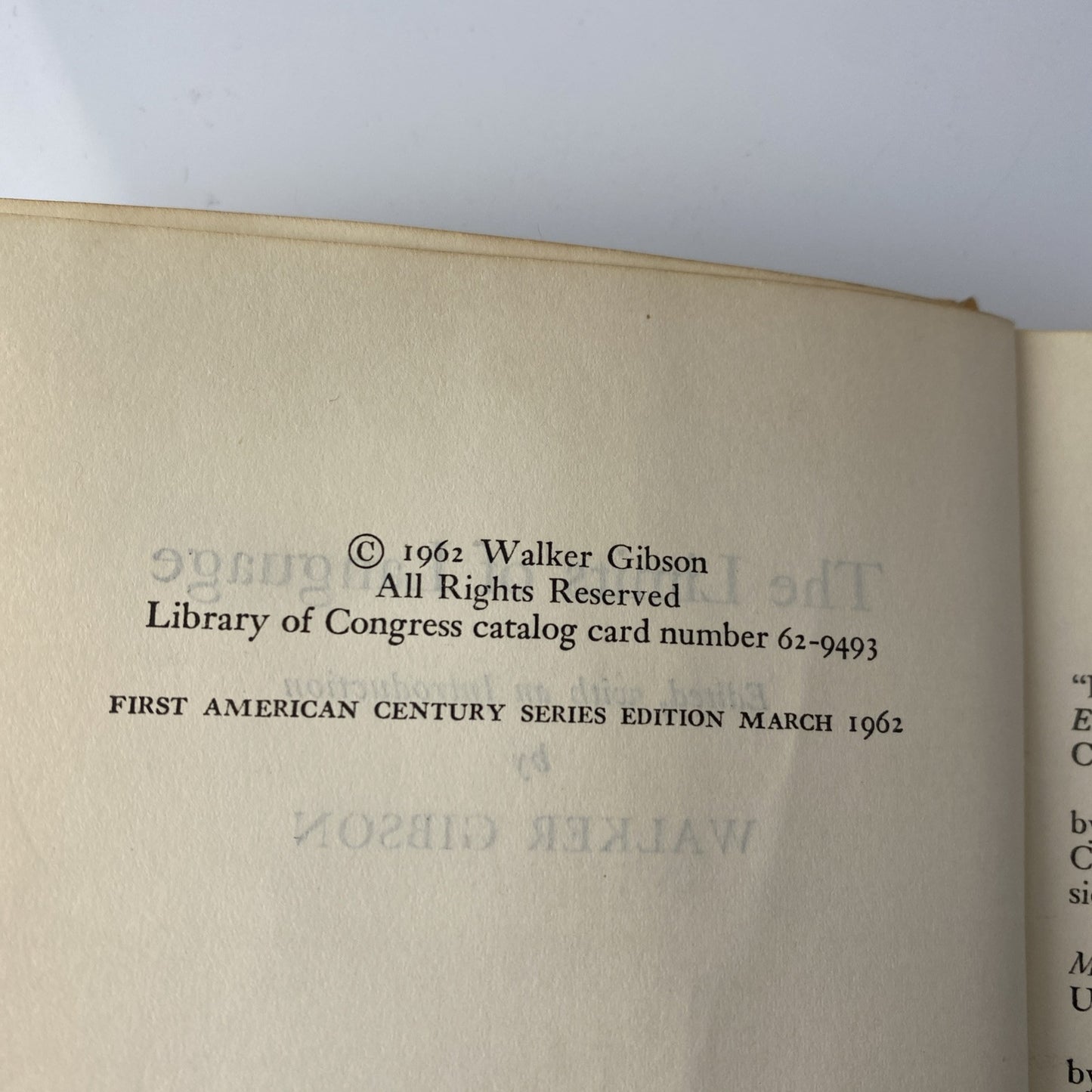 The Limits Of Language Science Philosophy Vintage 1960s Ex Library Book