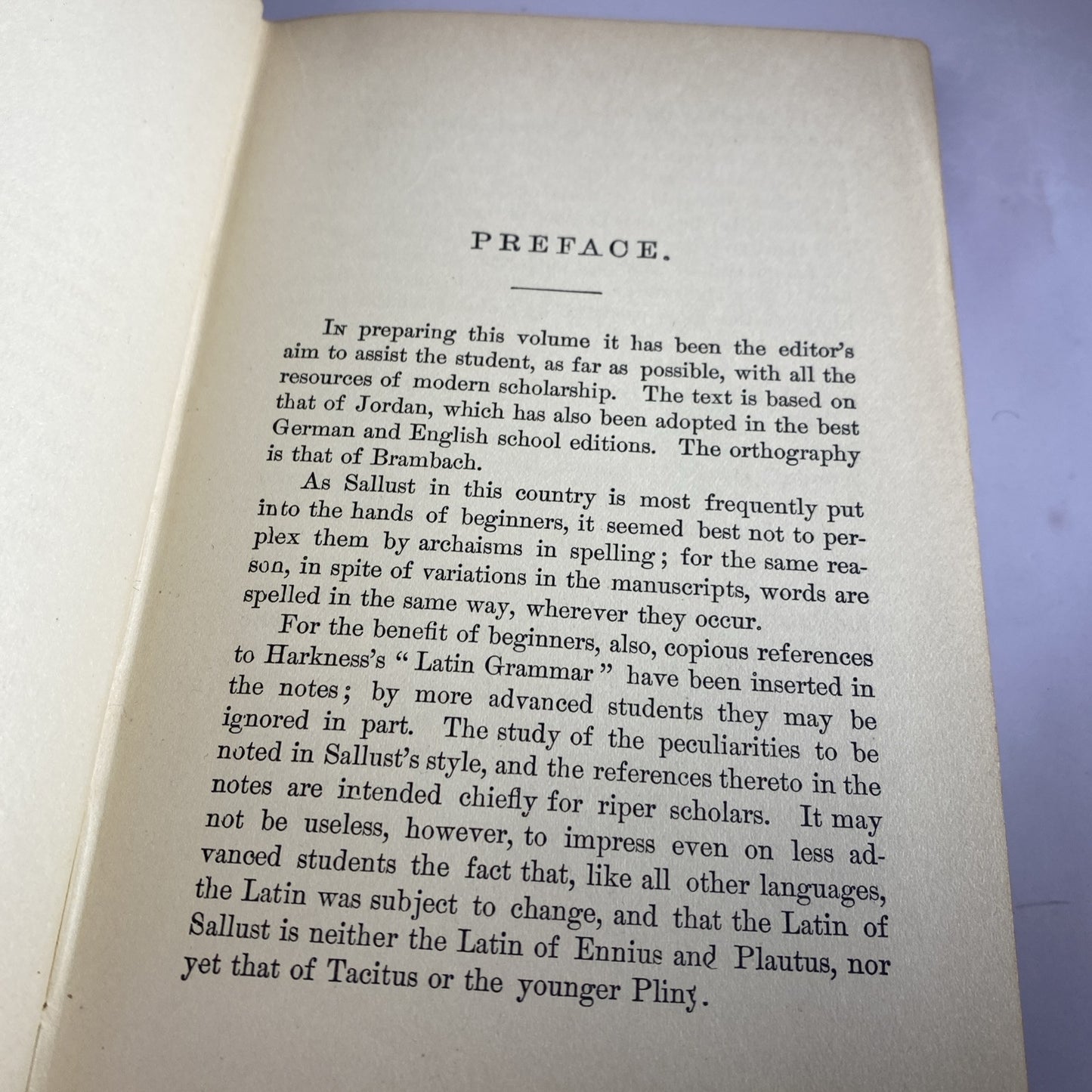 Ceasar's Commentaries on The Gallic War by Albert Harkness 1886 Antique College