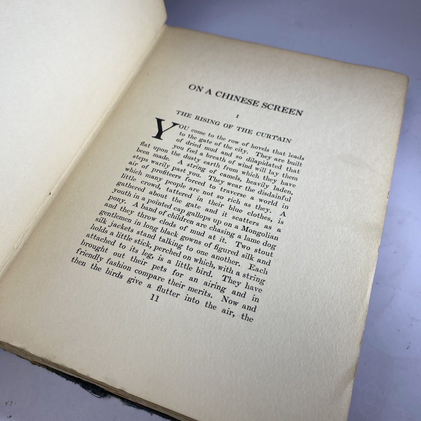On a Chinese Screen, W. Somerset Maugham Edition HC 1922 Rare Printing Antique