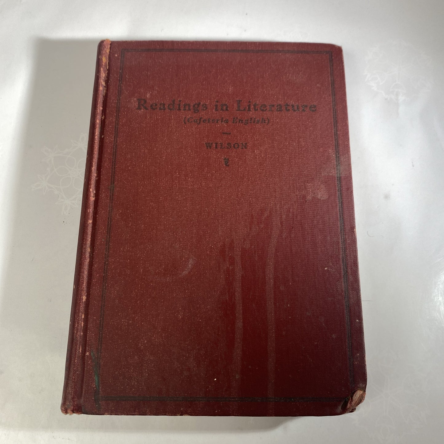 Readings In Literature Ira Wilson Missouri Printed Antique 1928 English Quotes