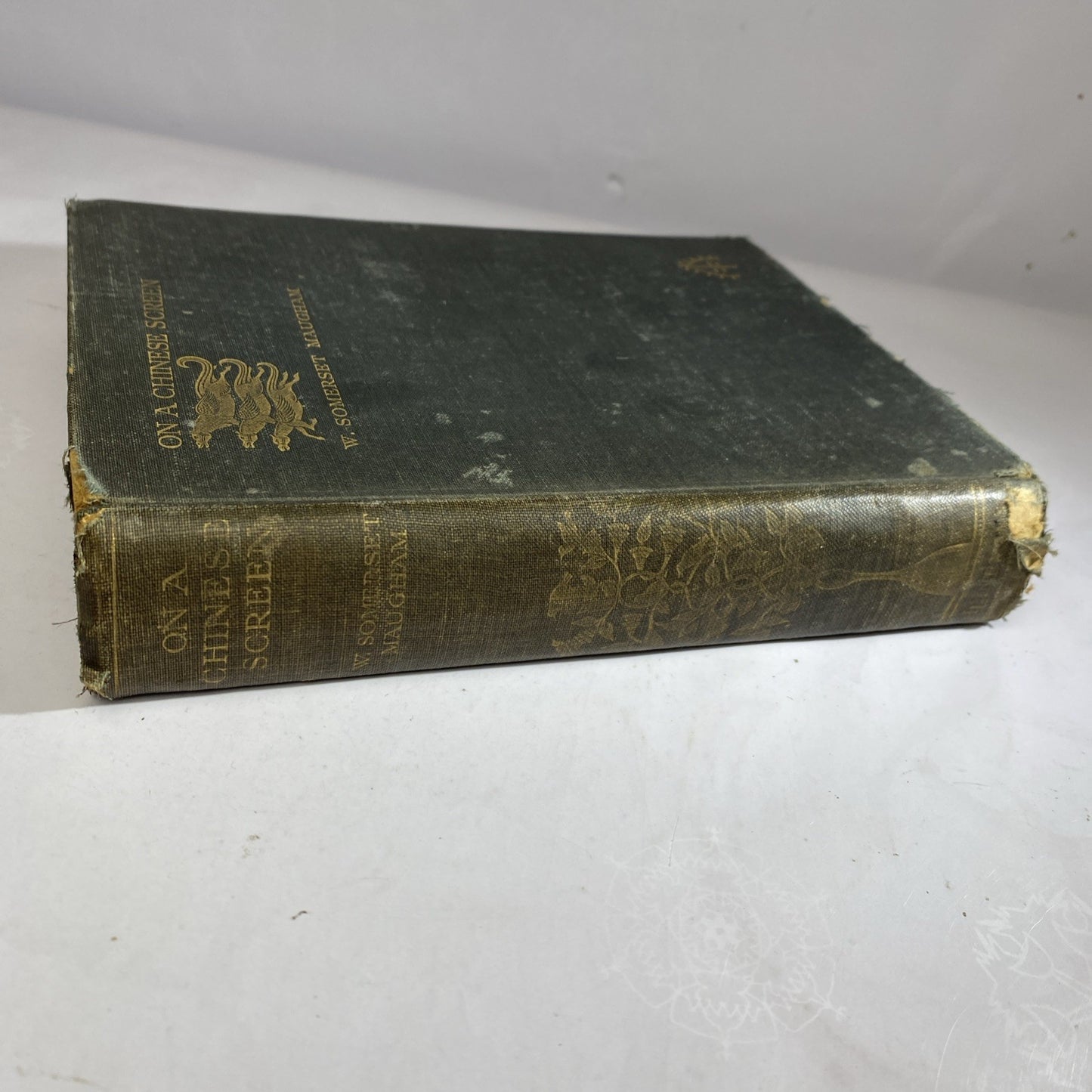 On a Chinese Screen, W. Somerset Maugham Edition HC 1922 Rare Printing Antique