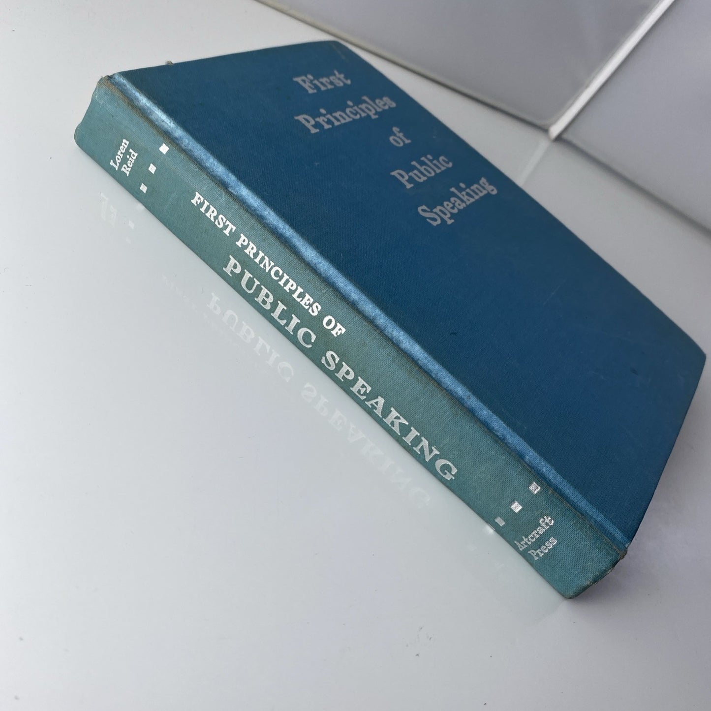 1962 First Print Principles of Public Speaking Loren Reid Vintage 60s Textbook