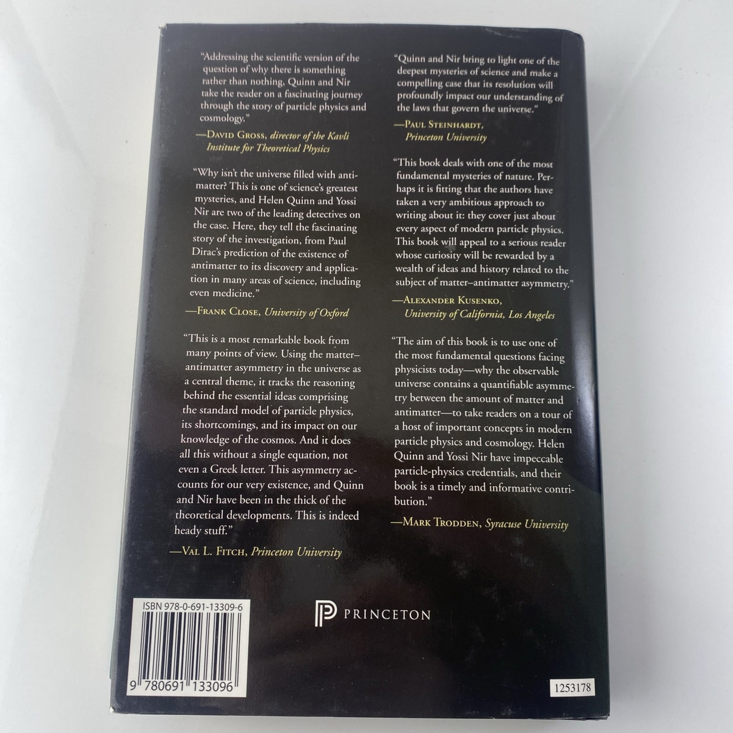 The Mystery of the Missing Antimatter Hardcover Fiction Novel Quinn