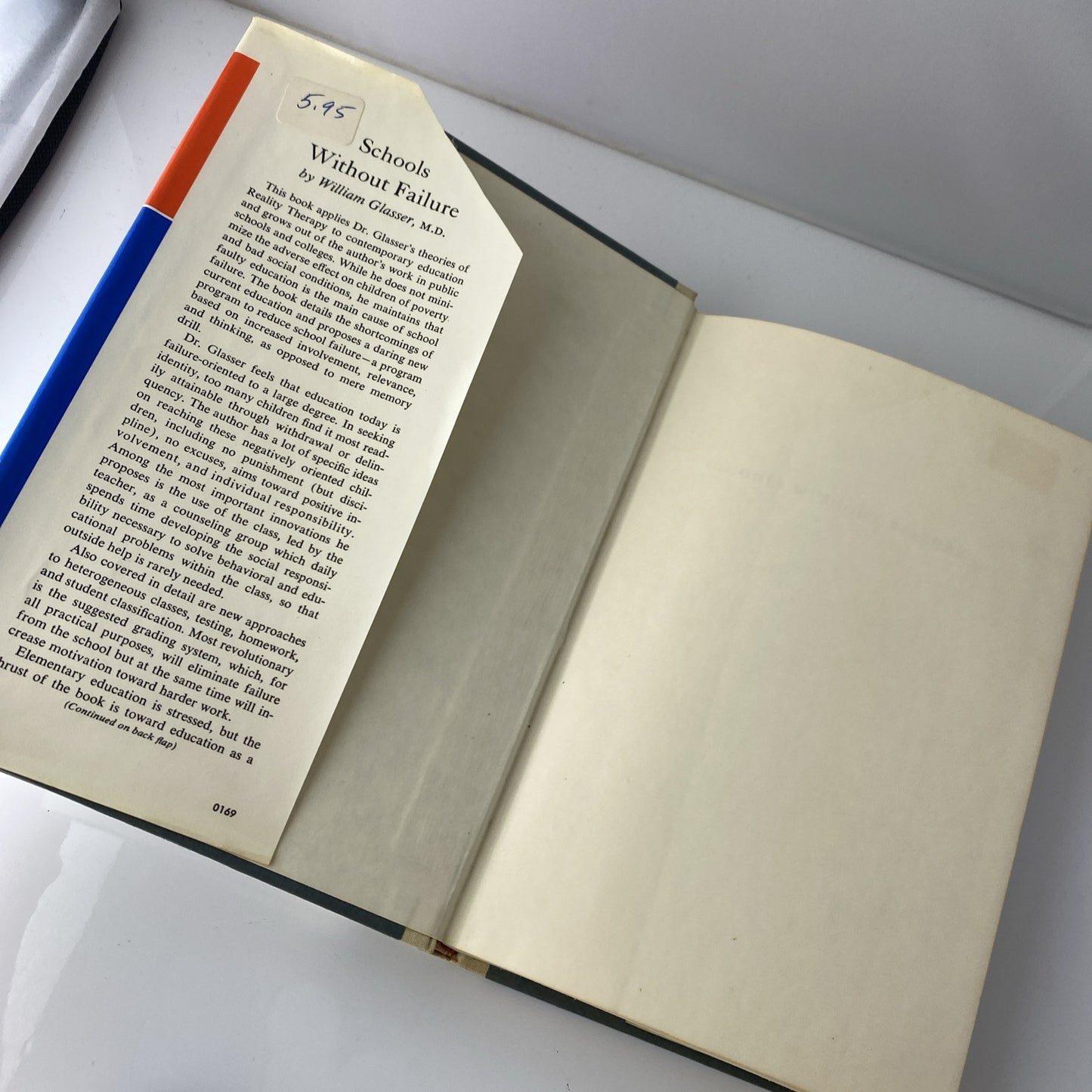 Schools Without Failure by William Glasser MD 1969 Psychology Sociology