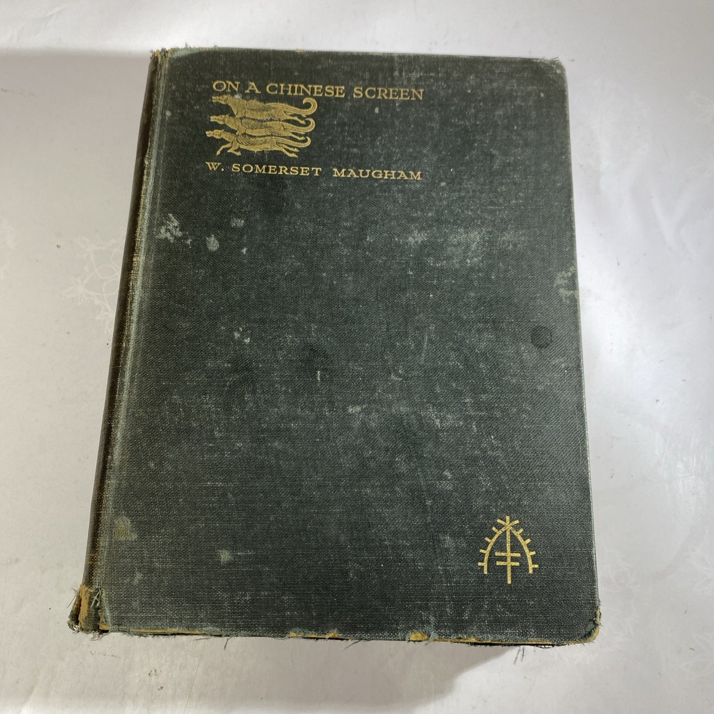 On a Chinese Screen, W. Somerset Maugham Edition HC 1922 Rare Printing Antique