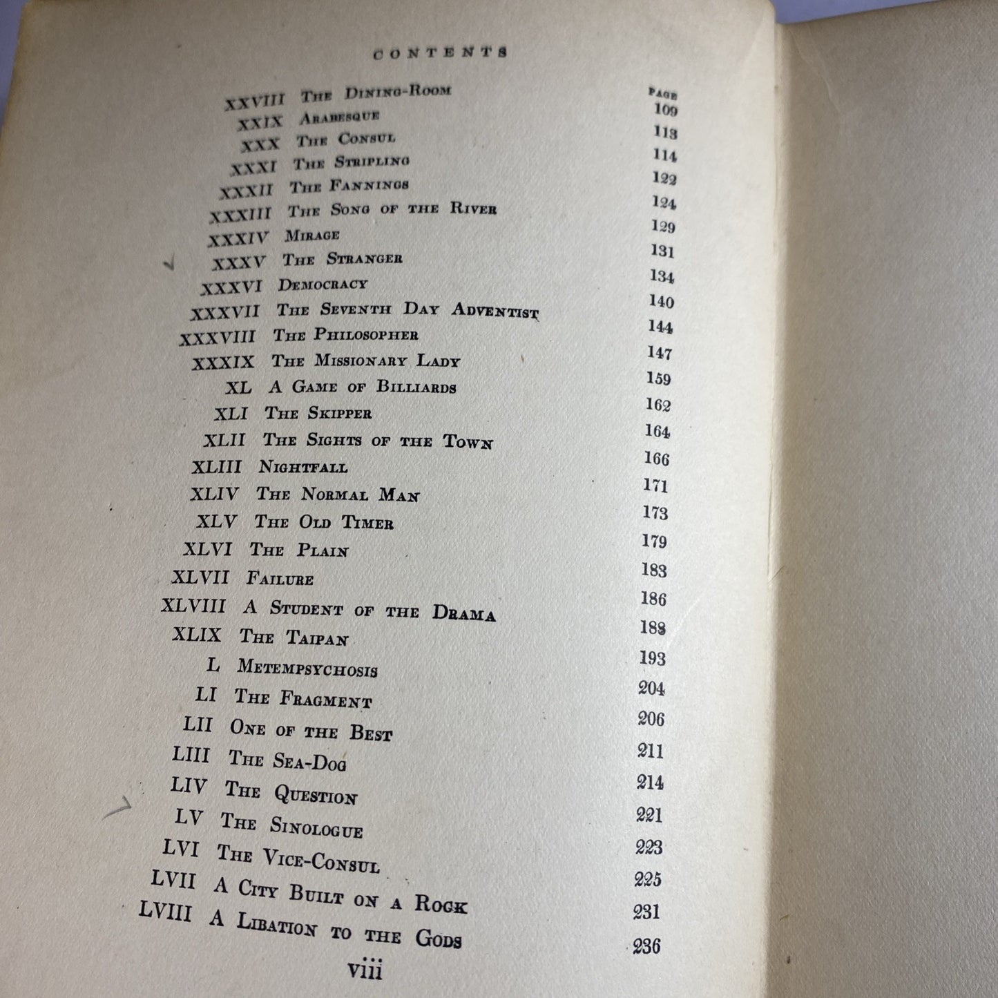 On a Chinese Screen, W. Somerset Maugham Edition HC 1922 Rare Printing Antique