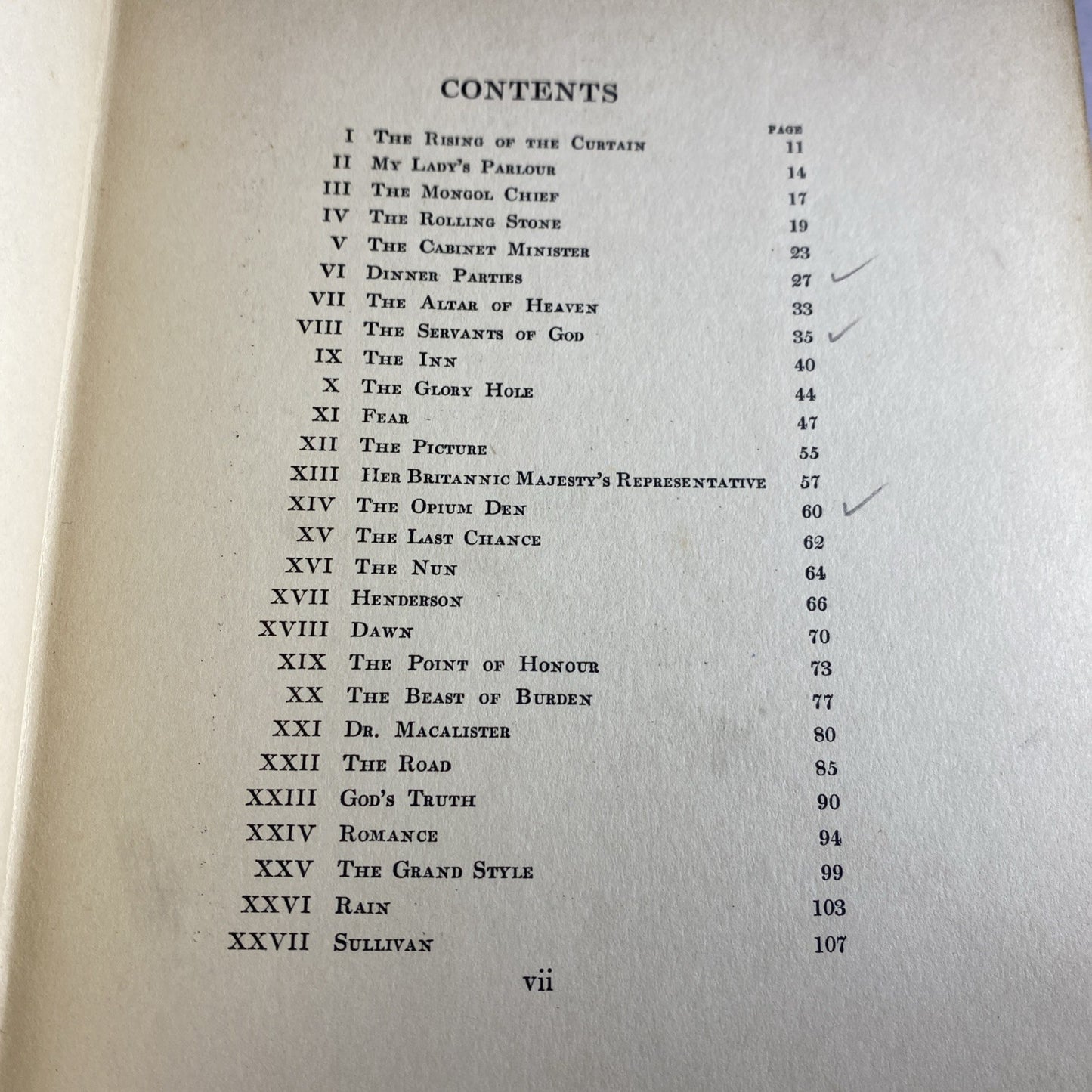 On a Chinese Screen, W. Somerset Maugham Edition HC 1922 Rare Printing Antique