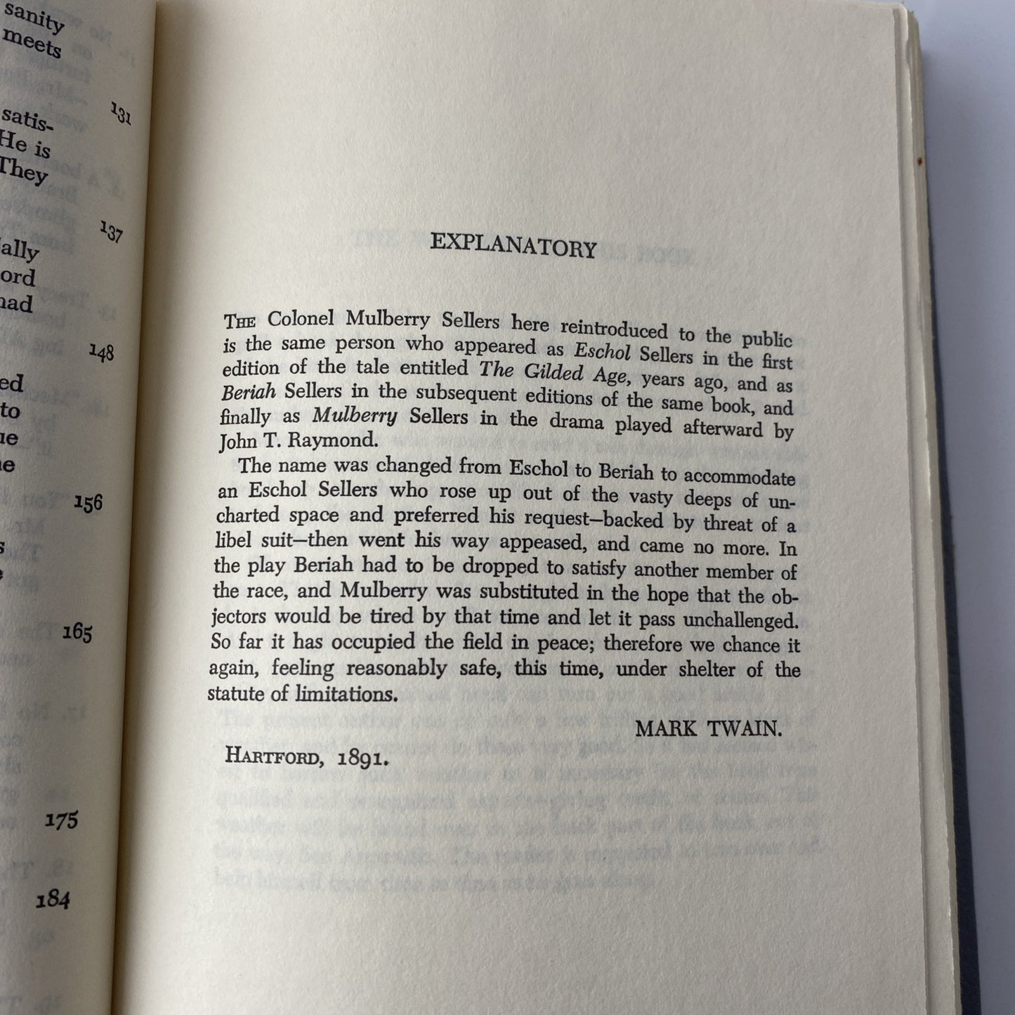 Mark Twain The American Claimant Pudd'nhead Wilson Nelson (Doubleday Hardcover)