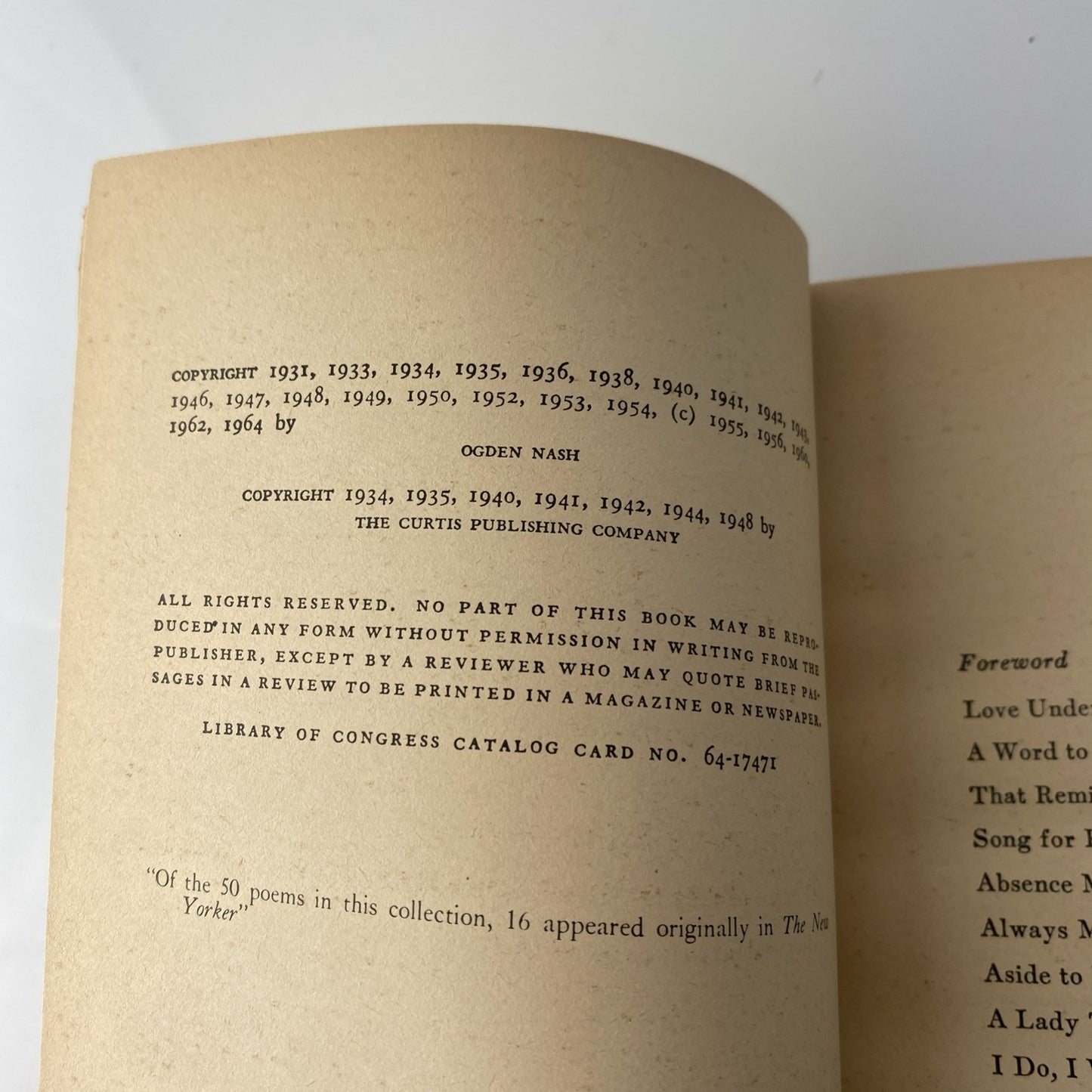 VTG Marriage Lines Notes of a Student Husband by Ogden Nash (Paperback, 1964)
