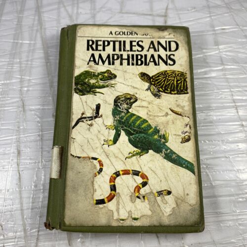 Reptiles and Amphibians:  A Golden Guide Rare Unique HC Rebound Ex Library 50s