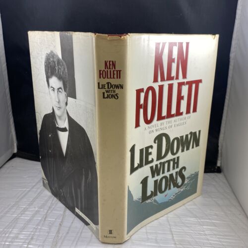 Lie down with Lions by Ken Follett (1986, Hardcover) 1st Ed Print Historical Fic