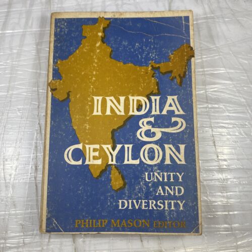 Philip Mason INDIA & CEYLON Unity and Diversity Vintage 1960s Indian History