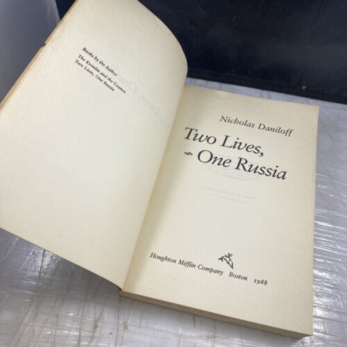 Two Lives, One Russia by Nicholas Daniloff (1988, Paperback) Rare Readers Proof