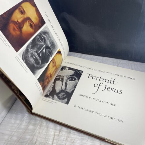 Portrait of Jesus by Peter Seymour Vintage 70s Biblical Art & Poetry Hallmark