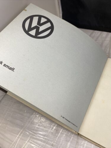 1950'S-1967 VOLKSWAGEN "THINK SMALL"  BOOK PRINTED BY VOLKSWAGEN IN1967