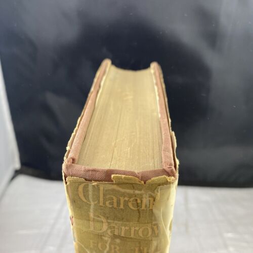 Clarence Darrow For The Defense by Irving Stone Hardcover 1941 -- First Edition