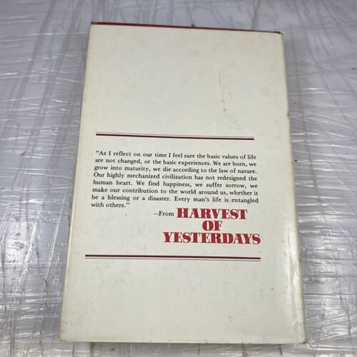 Harvest of Yesterdays by Gladys Taber (1976, Hardcover) Vintage 70s Travel Story