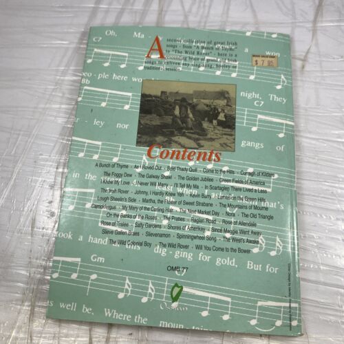 Vintage 1993 40 SONGS & BALLADS OF IRELAND 90s Songbook Irish Heritage