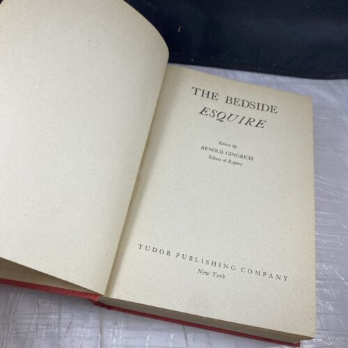 The Bedside Esquire edited by Arnold Gingrich. Vintage 40s Red Worn Book Novel