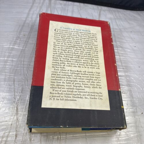 BEST IN BOOKS #20 Two Complete Books 3 Book Vintage 50s Literature With HCDJ
