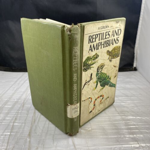 Reptiles and Amphibians:  A Golden Guide Rare Unique HC Rebound Ex Library 50s