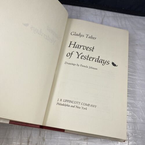 Harvest of Yesterdays by Gladys Taber (1976, Hardcover) Vintage 70s Travel Story