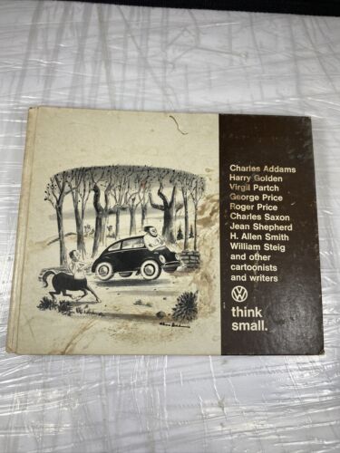 1950'S-1967 VOLKSWAGEN "THINK SMALL"  BOOK PRINTED BY VOLKSWAGEN IN1967