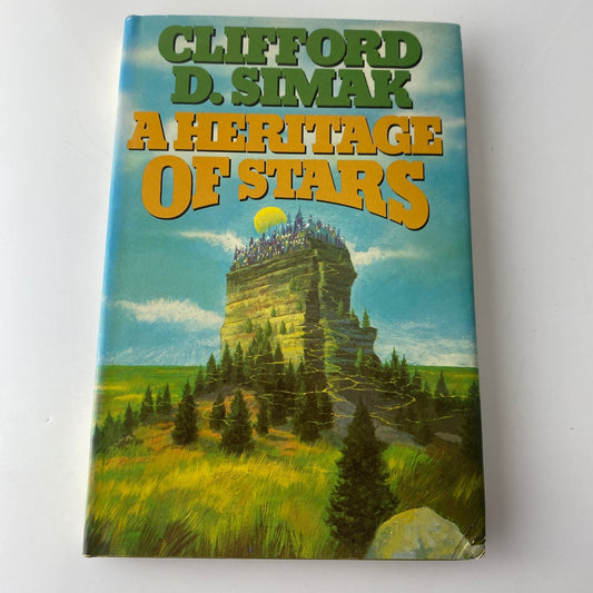 A Heritage of Stars Clifford D. Simak 1977 Book Club Edition Sci-Fi Berkley
