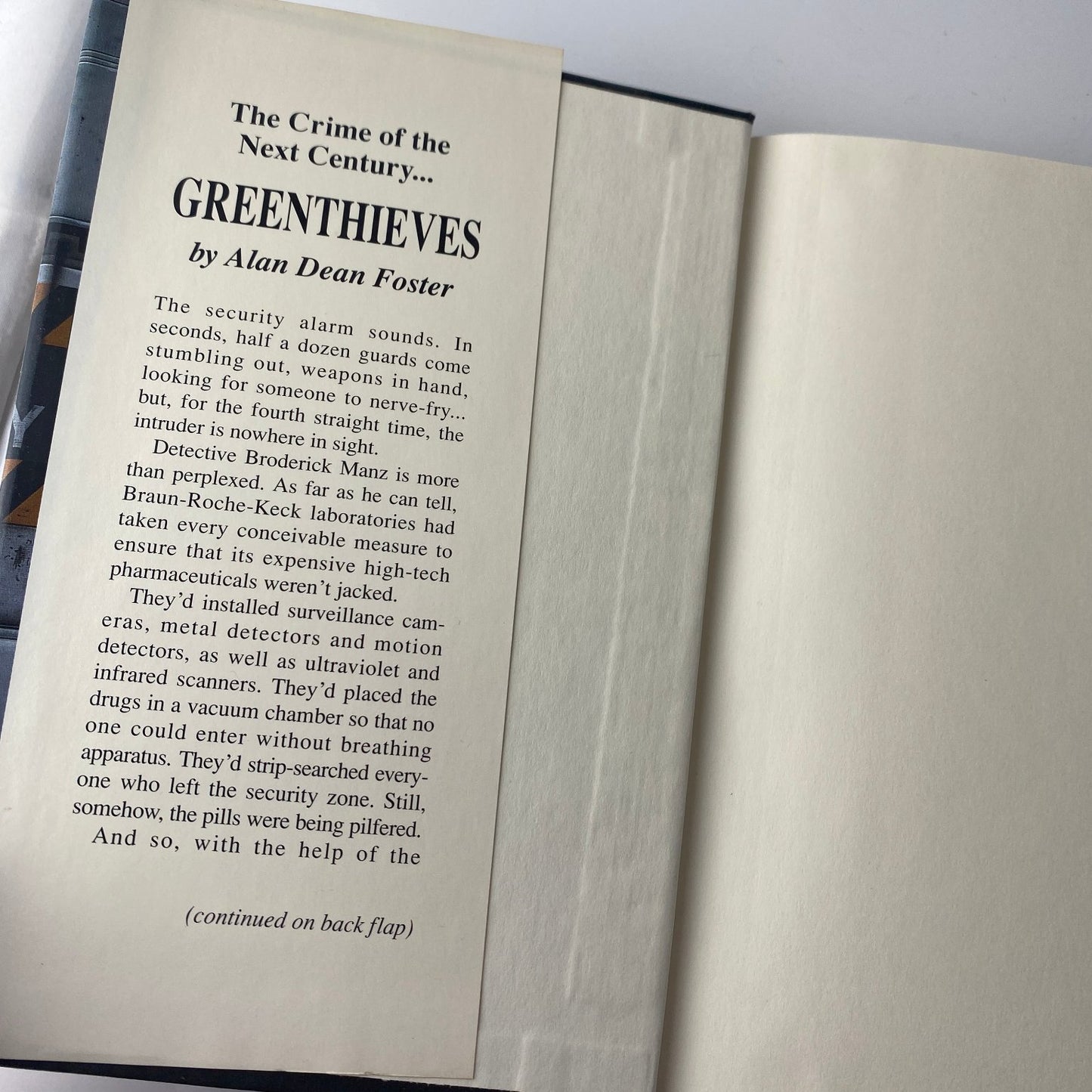 Greenthieves Alan Dean Foster 1994 First Edition Sci-Fi Ace Books