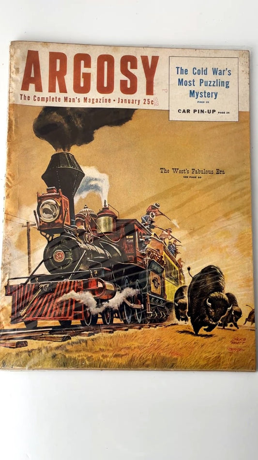 Argosy January 1953 Complete Man's Magazine Illustrated Cold War Mystery