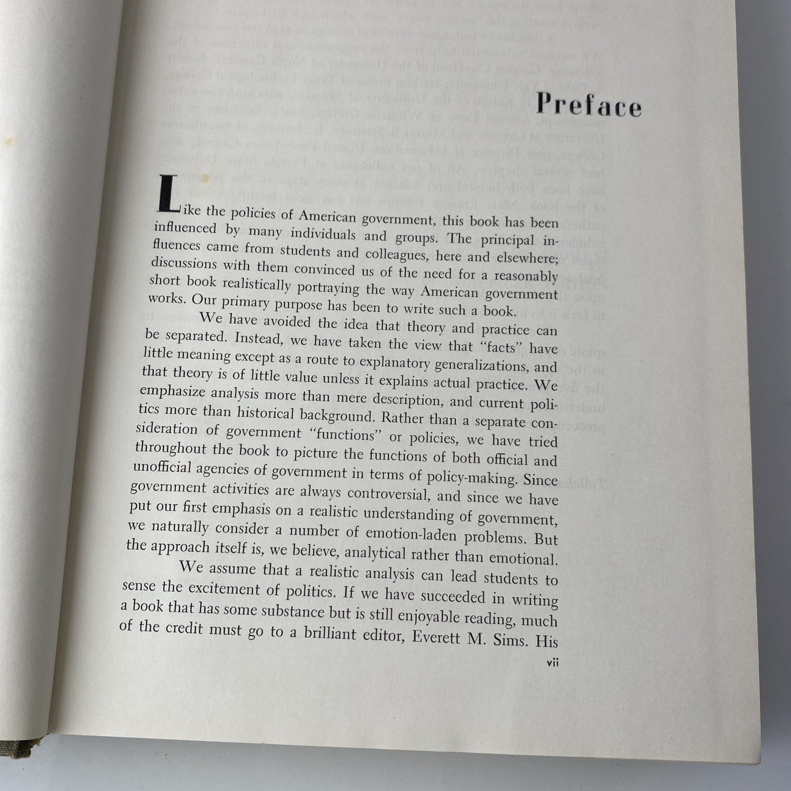 The Politics of American Democracy MARIAN Irish. JAMES W, PROTHRO 1959 Hardcover