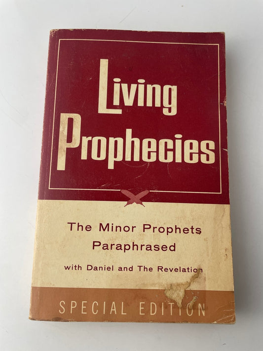Living Prophecies Kenneth N. Taylor 1965 Special Edition Bible Study Tyndale