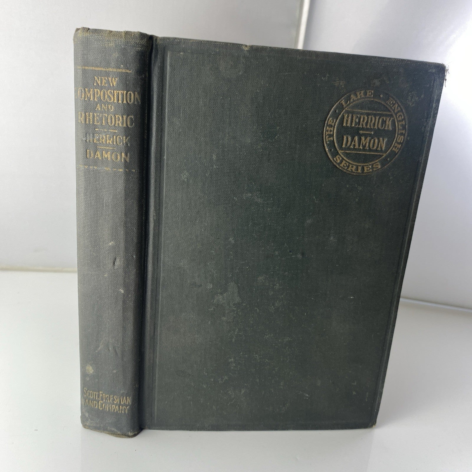 New Composition and Rhetoric Antique English Writing School Book 1911 Hardcover)