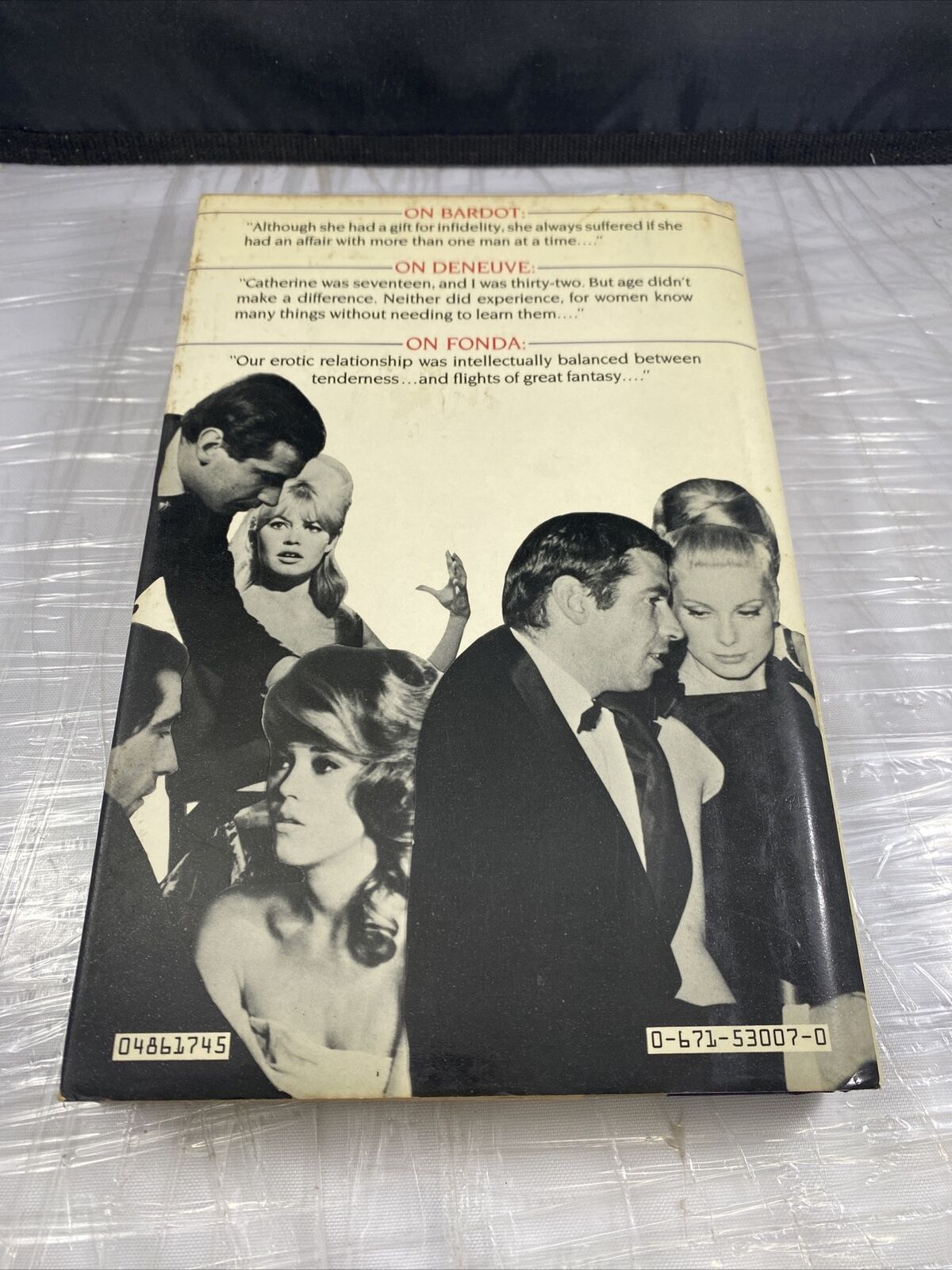 ROGER VADIM - BARDOT, DENEUVE, FONDA - 1ST ED. - 1986 - DJ UNCLIPPED - UNREAD.