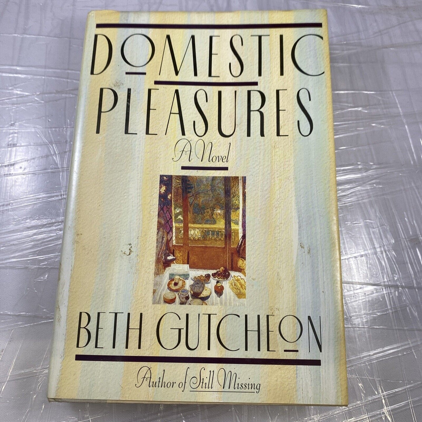 Domestic Pleasures - Beth Gutcheon (Vintage Hardcover Book, 1991)  First Edition