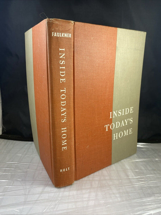 Vintage 50s Interior Decorating Inside Today’s Home by Faulkner TEXTBOOK Art