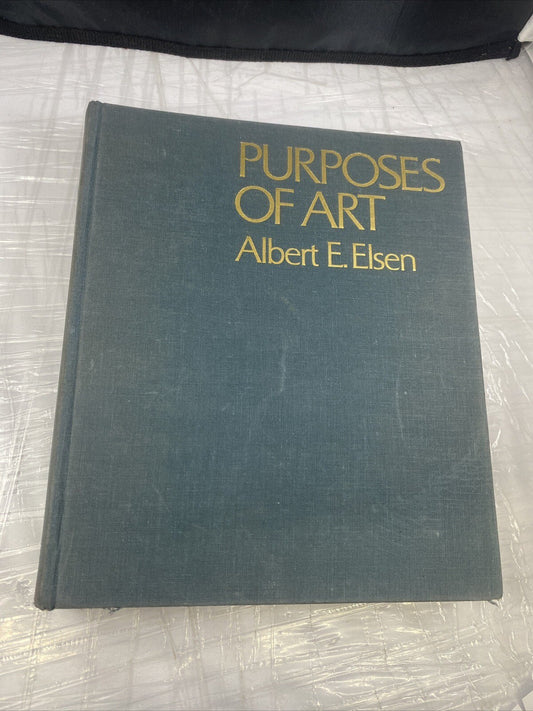 Purposes of Art by Albert Elsen Vintage Art Textbook No Dust Jacket